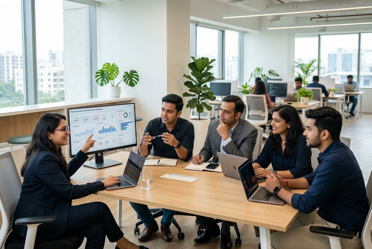 BeNextO India software engineering team collaborating on enterprise systems in Pune